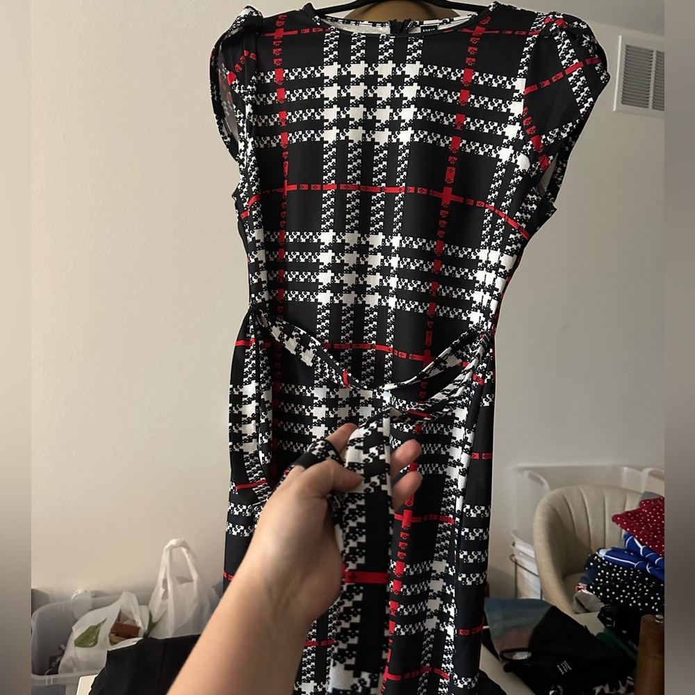 Houndstooth Dress